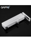 GAPPO Змішувач у ванну з душем білий хром G3217-8