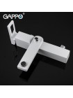 GAPPO Змішувач у ванну з душем білий хром G3217-8