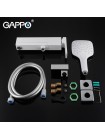 GAPPO Змішувач у ванну з душем білий хром G3217-8