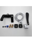 GAPPO Смеситель в ванную с душем чёрного цвета  G3250