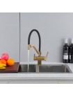 GAPPO Смеситель для кухни с подключением к фильтру Gappo G4395-63 золото
