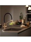 Гибкий Смеситель для кухни под фильтр бронза Gappo G4398-1 латунь