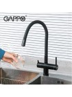 Gappo G4398-36 - Змішувач на кухню з гнучким виливом з краном під фільтр серій хром