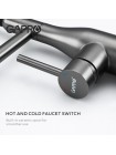 GAPPO Гнучкий кран на кухню G4398-51 збройова сталь