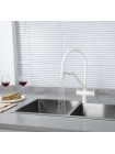GAPPO Смеситель для кухни с подключением к фильтру G4398-88 белый