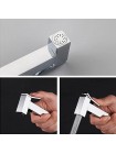 Смеситель Gappo с Гигиеническим душем Gappo G7217-8 белый хром