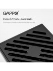 GAPPO G81050-6 Трап для душа квадратный чёрный