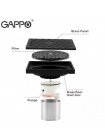 GAPPO G81050-6 Трап для душа квадратный чёрный