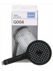 Лейка для душа с переключателем Gappo G004 чёрная круглой формы