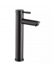 Смеситель для умывальника высокий Wezer EKO11A-01-BLACK