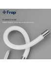 Смеситель для кухни белый с гибким изливом Frap F4049