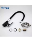 Гнучкий змішувач для кухні чорний Frap F4453-04