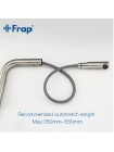Смеситель для кухни с выдвижным изливом Frap F60899 из нержавеющей стали
