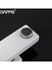 Змішувач для умивальника білий хром GAPPO G1017-8