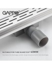 GAPPO G89007-1 Трап для душу 90 см із нержавіючої сталі