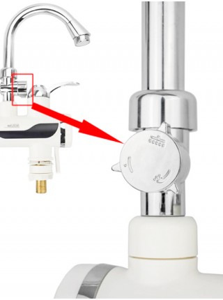 Кран водонагрівач для душу з датчиком температури Wezer SDR-B07STP