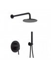 Встроенная Душевая система тропический душ Wezer EKO17B-01-BLACK из нержавеющей стали