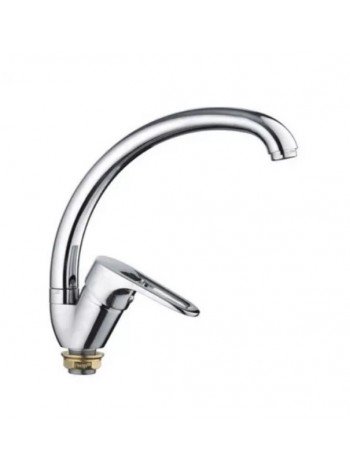 Кухонный смеситель с высоким изливом Frap F41702-B хром