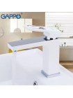 Змішувач для умивальника білий хром GAPPO G1017-8