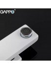 Змішувач для умивальника білий хром GAPPO G1017-8