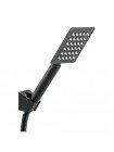 Змішувач для ванної кімнати з душем чорний Wezer PRO7-02-BLACK