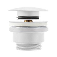 Донный клапан для раковины Rea White клик-клакk REA-A2361
