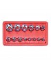 Набор TORX на планке 1/2", Т20-T70, 9 ед. INTERTOOL HT-1849