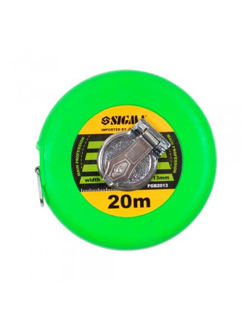 Рулетка тряпичная 20м, 13мм (стекловолокно), Sigma 3832201