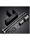 Смеситель для умывальника чёрный Wezer PRO1-02