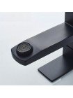 Змішувач для умивальника високий колір чорний Wezer PRO 11-02 BLACK