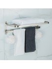 Рушникотримач з полицею та гачками для аксесуарів Frap F30424