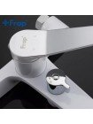 Frap Смеситель для ванной белый F3245 с коротким изливом