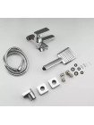 Frap Смеситель для ванной с душем латунный F3260 хром