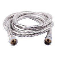 Шланг для душа 150 см с двойной оплеткой хром Frap F43