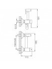 Frap F7503-4 Смеситель с гигиеническим душем