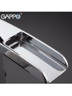 Змішувач для умивальника високий з виливом водоспад GAPPO G1007-21 хром