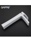 Высокий Смеситель для умывальника GAPPO G1007-31 белый хром