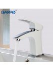 Змішувач для умивальника білий хром GAPPO G1007-7