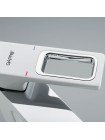 Високий Змішувач для умивальника GAPPO G1017-2 білий хром