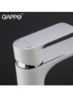 Змішувач для умивальника високий GAPPO G1048-2 білий хром