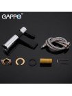 Смеситель для умывальника чёрный хром с плоским аэратором GAPPO G1081