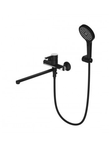 GAPPO Смеситель в ванную чёрного цвета G2203-6