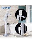 GAPPO Смеситель напольный в ванную G3007-8 белый хром