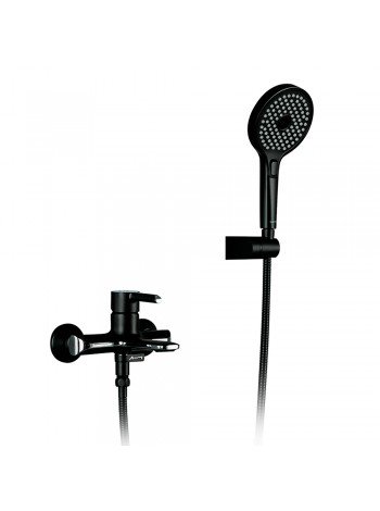 GAPPO Смеситель в ванную чёрного цвета G3203-6