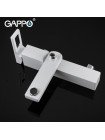 GAPPO Змішувач у ванну з душем білий хром G3217-8
