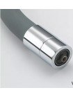 Gappo G4398-30 - Смеситель на кухню с гибким изливом с краном под фильтр серый хром