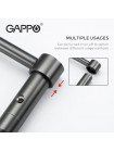 GAPPO Гнучкий кран на кухню G4398-51 збройова сталь