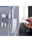 Гигиенический душ скрытого монтажа латунный Gappo G7207-1 хром