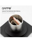 GAPPO G81050-6 Трап для душа квадратный чёрный