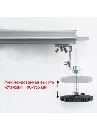 GAPPO G86007-39 Лінійний трап для душу нержавіючої сталі 60 см збройова сталь